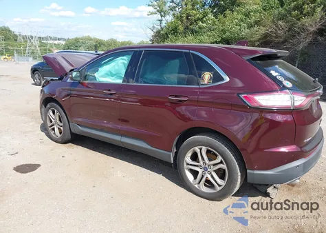 2017 Ford Edge Titanium from USA, damaged, VIN 2FMPK4K91HBC50882